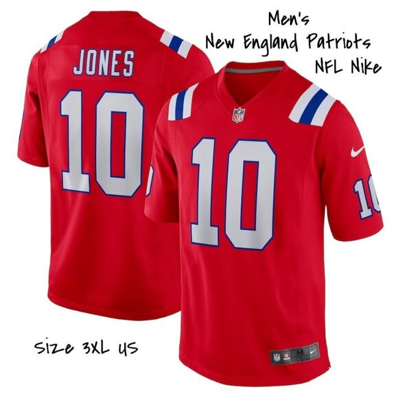 Nike Other - NFL New England Patriots Nike Mac Jones Player Jersey Red Men's Size 3XL New